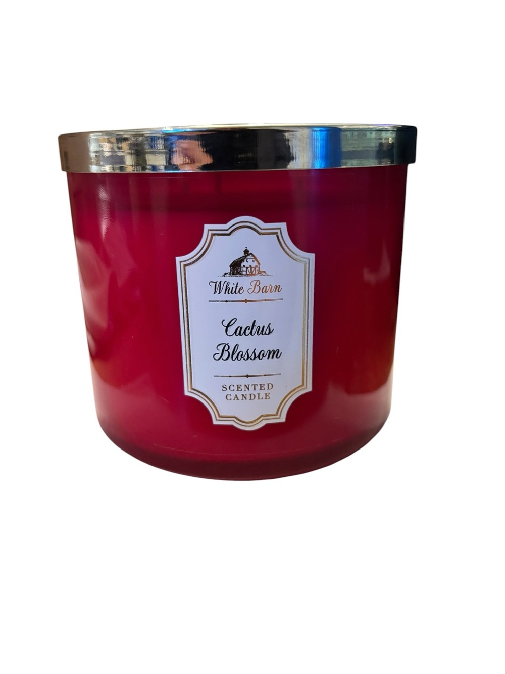 White Barn Bath & Body Works 3-Wick Scented Candle - Cactus Blossom